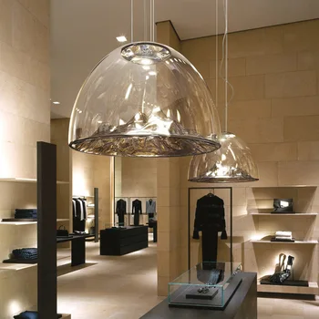  nordic sticla cristal minge de cristal lampă de agățat candelabru de iluminat cocina accesorio lustru lamparas de techo colgante moderna