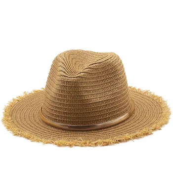  Noua Pălărie de Vară pentru Femei Panama Pălărie Fedora Vacanță pe Plajă Largă Refuz Vizorul Casual de Vară, Pălării de Soare pentru barbati Sombrero