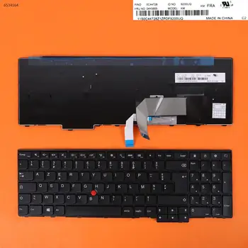  Noul franceză AZERTY Tastatură de Înlocuire pentru Thinkpad T540 T540P T550 T560 W550S W540 W541 E531 E540 L540 L560 Laptop cu iluminare din spate NU