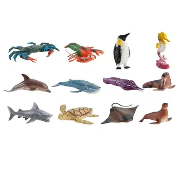 Ocean Mare De Figuri De Animale Model De Baie Set De Jucării Creaturi Marine Jucărie