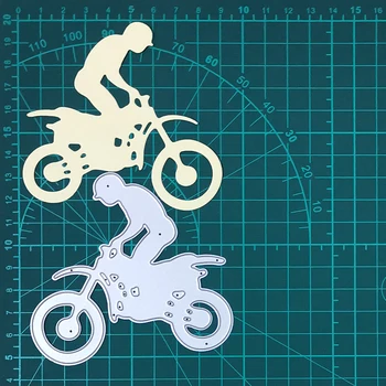  Omul Cursa de Motociclete Tăiere a Metalelor, Matrițe, Pentru Timbre Scrapbooking Șabloane DIY Hârtie Album Carduri Decor de Relief 2020 Nou