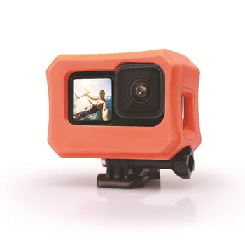  Orange Grele Plutitoare Puterea Caz de Protecție Cadru Eva Geamandura Acoperire pentru GoPro Hero9/10