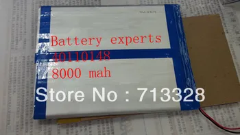  Original, Baterie Li-ion 3.7 v 8000mAH(Cca) pentru Sanei N10 Quad Core, AMPE A10 Quad Core,Dual Core 3G Tablet PC 40*110*148 mm