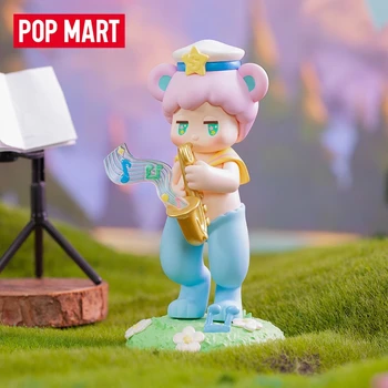  Original POP MART SATIR Muzica de Carnaval Serie Orb Cutie Jucarii Model Confirma Stil Anime Drăguț Figura Cadou Surpriza Cutie