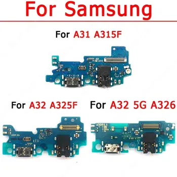  Original Taxa de Bord Pentru Samsung Galaxy A31 A32 5G A315 A325 A326 Portul de Încărcare Pcb Doc Placa Flex Conector Usb Piese de Schimb