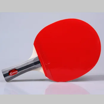  Palete de Ping-Pong Masă, Rachete de Tenis 2 mingi de Ping Pong Lilieci Mâner Lung de Ping-Pong Racheta Set cu 3 Bile