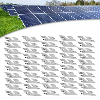  Panou Solar de Împământare Garnituri 28x50mm 50pcs Clemă de Cablu Conductor Pentru Acoperiș Fotovoltaic de Protecție de Înaltă Calitate