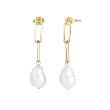  Pearl cercei lungi Handmade femei de înaltă calitate naturale pearl cercei trend accesorii bijuterii banchet petrecere farmec cercei
