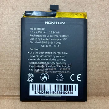  pentru HOMTOM HT80 baterie 3.8 V 4300mAh 16.34 Wh