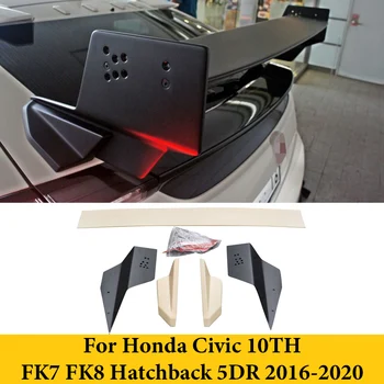  Pentru Honda Civic al 10-lea FK7 FK8 Hatchback 5 Usi 2016-2021 ABS Spoiler Spate Portbagaj Buze Aripa Auto Tuning