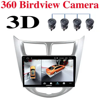  Pentru Hyundai Accent RC RB Verna Solaris i25 Grand Ponei Auto Multimedia GPS Radio-Navigație NAVI Player CarPlay 360 BirdView 3D
