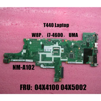  Pentru Lenovo ThinkPad T440 T440S Laptop Placa de baza VIVL0 NM-A102 i7-4600U Integrat FRU 04X4100 04X5002 100% Testat