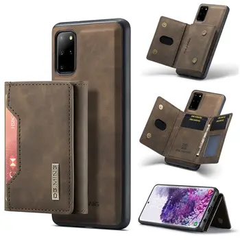  Pentru Samsung Galaxy S20 Plus Piele PU Portofel Magnetic Caz de Telefon Flip Cover Credit Card Slot, Shockproof Complet Capacul de Protecție