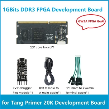  Pentru Sipeed Tang Grund de Bază Bord+RV Debugger Modul+Cablu USB+2,54 Mm Cablu Kit DDR3 GW2A FPGA Scop de Învățare de Bază de Bord