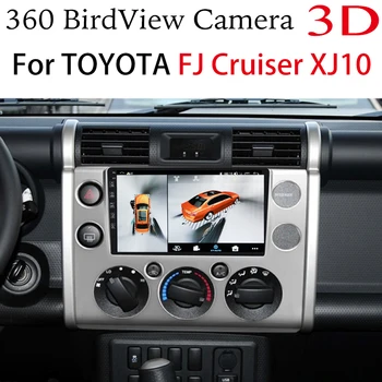  Pentru TOYOTA FJ Cruiser XJ10 Auto Multimedia GPS Audio Radio-Navigație NAVI Jucător Built-in CarPlay 360 BirdView 3D