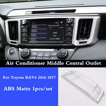  Pentru Toyota RAV4 RAV 4 2016 2017 ABS Mat Aer Conditionat Mijlocul Central de Evacuare a Aerului de Ventilație de Turnare prin acoperire Accesoriile 1buc