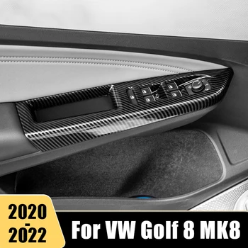  Pentru Volkswagen VW Golf 8 MK8 2020 2021 2022 ABS Masina Geamului Butoane Acoperă Cotiera Panou Auto Accesorii de Interior