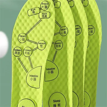  Piciorul Presopunctura Branț Bărbați Femei Moale Respirabil Sport Pernă Insertii de Sudoare de absorbție Deodorant Branț de Încălțăminte Tampoane