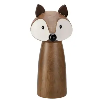  Piper Rasnita Sare Moara De Lemn Gadget-Uri De Bucătărie Din Ceramică De Bază Animal Vulpe Figurina