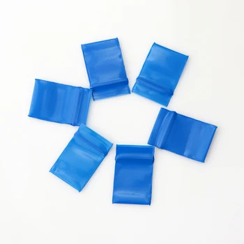  Plastic Sac de Cadouri en-Gros 1000pcs/lot 4x6cm Albastru de Plastic PE Blocare Zip Pungi de Bijuterii Charms Cadou Sac de Ambalare Saci de Depozitare