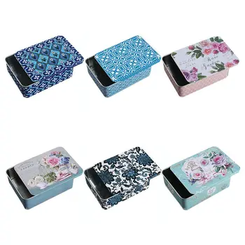  Portabile Organizator Cosmetice DIY Mici de Fier Pastila Cazuri Push-Pull Box Cutie de Depozitare Consumabile de Nunta