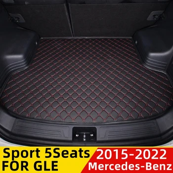  Portbagaj Covoraș Pentru Mercedes-Benz GLE Sport 5Seats 2015-22 Parte Plat Impermeabil de Marfă din Spate Acoperă Covor Pad Coada Accesorii de Linie