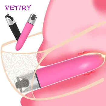  Poweful Glont Vibrator USB de Încărcare Jucarii Sexuale Mini Gloante Vibratoare pentru Femei Vibrator Clitoridian Stimulator Portabil Masturbari