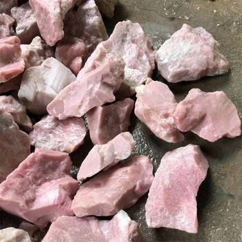  Prime Naturale De Cuarț Roz, Opal Mineral Dur Pietre De Cristal De Rufe Pentru Decor Acasă