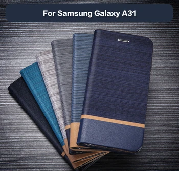  PU Portofel din Piele de Caz Pentru Samsung Galaxy A31 Business Caz de Telefon Pentru Samsung Galaxy A31 Cartea Caz Silicon Moale Capacul din Spate