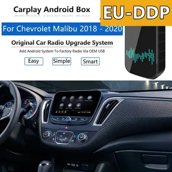  Radio Carplay upgrade de Android Audio Auto Pentru Chevrolet Malibu 2018 - 2020 Apple Wireless Cutie Auto Multimedia Player Mirror Link