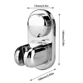  Reglabil Duș Suportul de Montare pe Perete Universal cu ventuze Pentru Cap de Duș ABS 360 de Rotație Baie Suportului 5 Moduri de Fixare de Bază