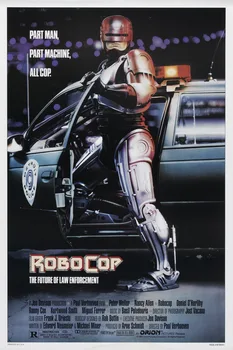  ROBOCOP Film Poster (1987) de MĂTASE POSTER pictura Decorativa 24x36inch