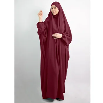  Rugăciune Musulmană Îmbrăcăminte Nida Rochii Femei Rochie Jilbab-Ul Mult Khimar Halat De Caftan Niqab Islam Dubai Haine Kimono