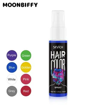  SEVICH 30ml Culoare de Par Spray de 5 Culori Vopsea de Par Instant Produs de Styling Părul Frumusete Tintes Para Cabello Cire Colorante Cheveux