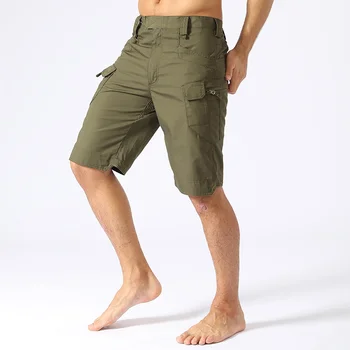  SHiking pantaloni Scurți Bărbați Impermeabil în aer liber Militare de Camuflaj Multi-buzunar de pantaloni Scurți pentru Bărbați de Marfă Clasic Tactice de Pescuit pantaloni Scurți Pantaloni