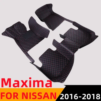 Sinjayer Impermeabil din Piele se Potrivesc Personalizat Auto Covorase Fata si Spate FloorLiner Piese Auto Mocheta Mat Pentru NISSAN Maxima 2016-2018