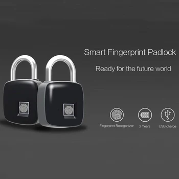  Smart Bluetooth APLICAȚIE Multi-funcțional Inteligent Key Free de Blocare de Amprente IP65 rezistent la apa Anti-furt Digital Ușă Lacăt Coada