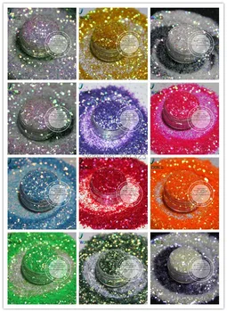  Stropirea cu Irizatii Curcubeu de Culori sclipici paiete pentru unghii de design și Artă și Ambarcațiuni DIY decorare