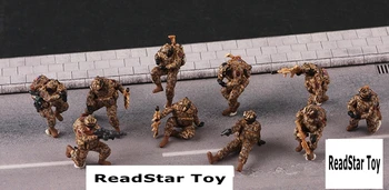  super mini 1/72 din pvc figura modelUS Sealls anded soldați 10buc/set