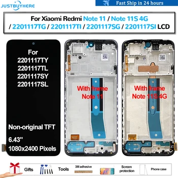  TFT Pentru Xiaomi Redmi Nota 11 Nota 11S 4G Pantalla lcd Display Panou Tactil Ecran Digitizer Înlocuirea Ansamblului Piese Accesorii