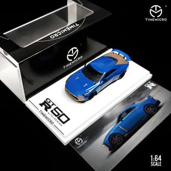  Timemicro 1:64 Nissan GTR 50 Albastru Simulare pe Model de Masina