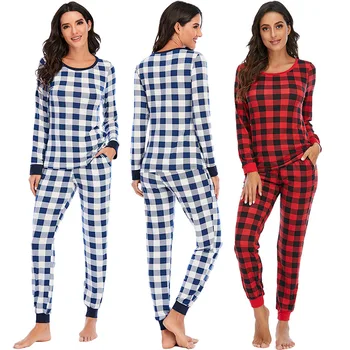  Toamna Iarna Femei Pijama cu mâneci Lungi, Pantaloni Cald Confortabil Casual Uzura Acasă Set Pijama Femei, Pijamale Femei Pijamas