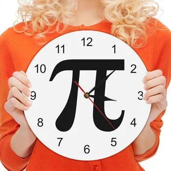   Tocilar Tocilar Matematica Chic Ceasuri Numărul Pi Ceas De Perete Decor Acasă Reloj Agățat De Perete Ceas Duvar Saat