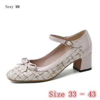  Tocurile Doamnelor Pantofi Cu Toc Femei Pompe Stilet Femeie Tocuri Pisoi Mic Plus Dimensiune 33 - 40 41 42 43