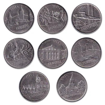  Transnistria monedă Europa Originale Noi Monede 8pieces Set complet de Colectie Editie Real Rare Unc Monedă Comemorativă 2014