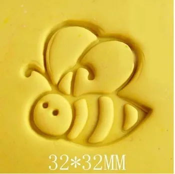  Transport gratuit mic de albine model Mini bricolaj săpun timbru chaprter sigiliu 3.2 * 3.2 cm