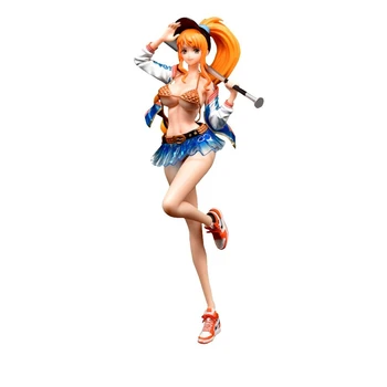  Una Bucata GK Nami Figura de Acțiune Anime Model 31CM Sexy Strada Tendință de Moda Fată Statuie de Colectare de Jucării pentru Desktop Decor Figma