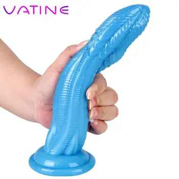  VATINE Realist Șarpe Penis artificial Penis Urias Vagine Masaj Cu ventuza Puternica de Animale Vibrator Anal Plug Jucarii Sexuale pentru Femeile Lesbiene