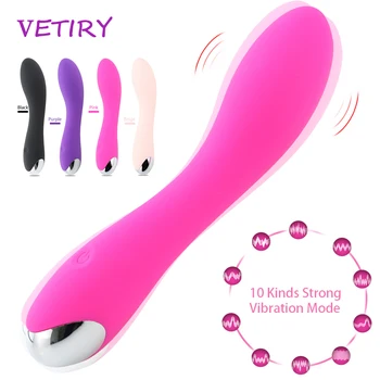  Vibrator Vibrator cu 10 viteze Baghetă Magică G-spot Masaj Clitoris Vagin Stimulator de sex Feminin Masturbator Jucarii Sexuale pentru Femei pentru Adulti 18