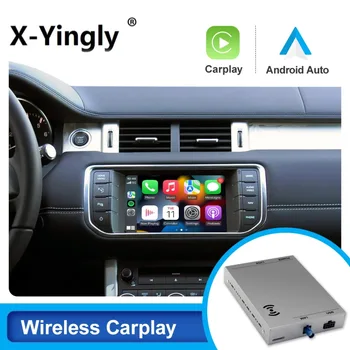  Wireless Carplay, Android Auto Cutie pentru Land Rover Range Rover Evoque Discovery 4 Jaguar XE XF F Harta Bluetooth Mirror Link
